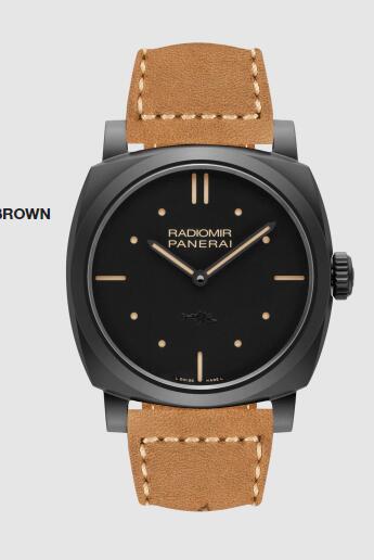 Panerai Radiomir 48mm Replica Watch PAM00577 SCAMOSCIATO BROWN